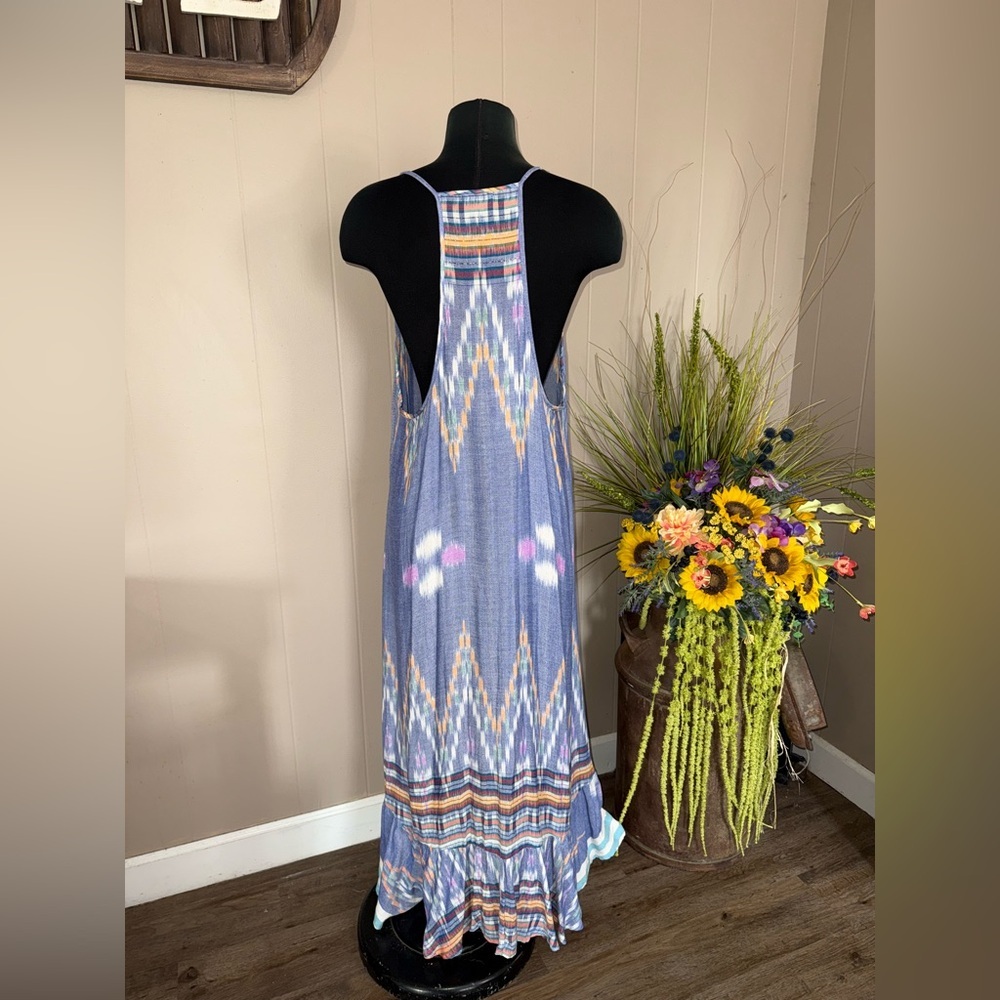 Indah • Southwest Boho Print Maxi Dress
